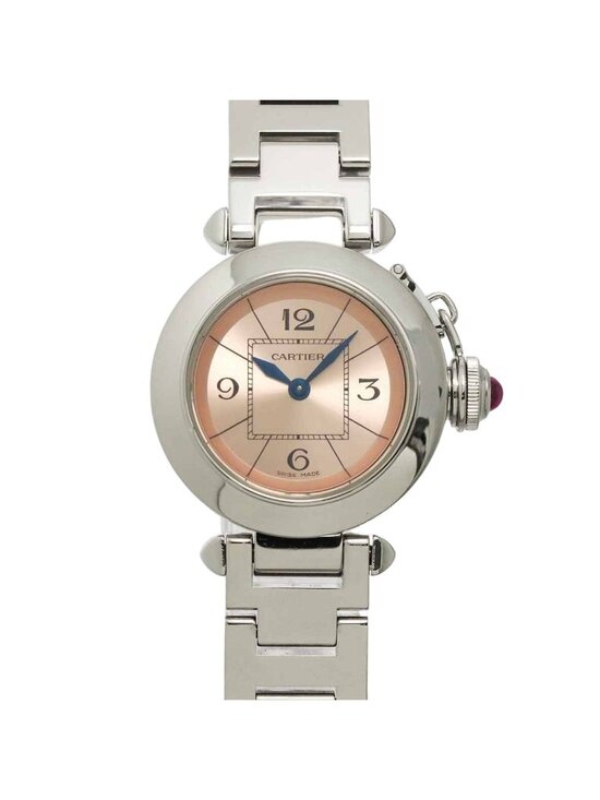 Cartier Miss Pasha Watch Pink Quartz